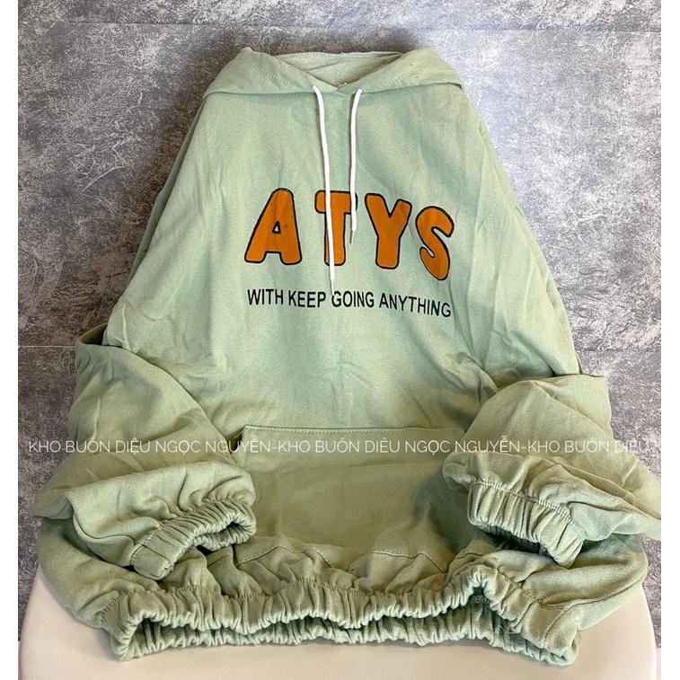Hoddie nhiều màu ATYS full màu unisex from thụng nỉ ngoại xinh