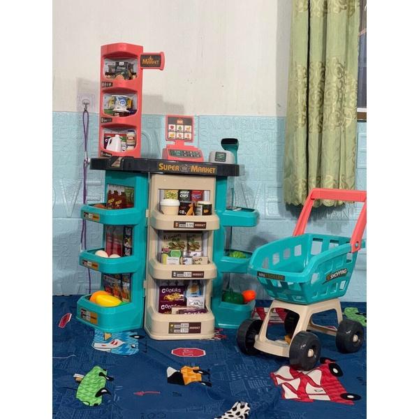 Đồ Chơi Quầy Siêu Thị Cao Cấp Cho Bé, Siêu Thị Đồ Chơi 47 Chi Tiết TOYBOX