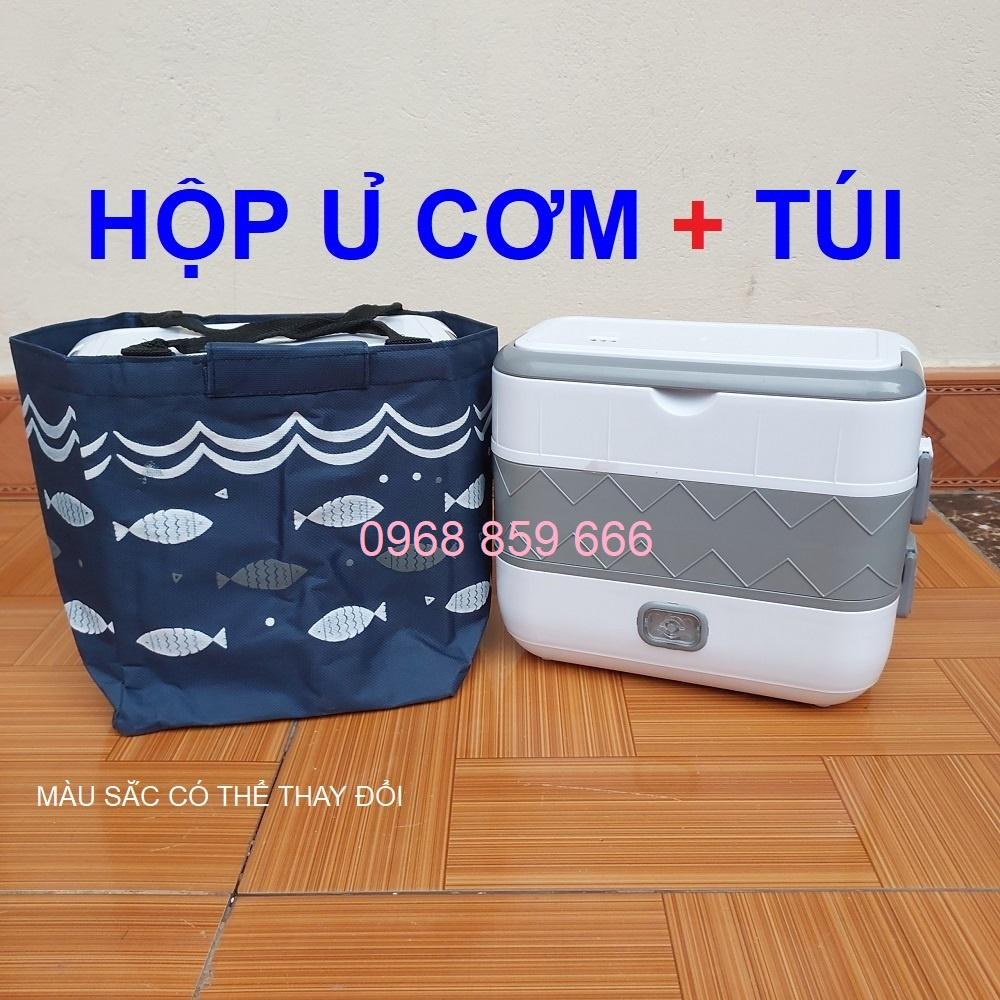 Cặp lồng ủ cơm 2 tầng 4 ngăn inox cắm điện Star