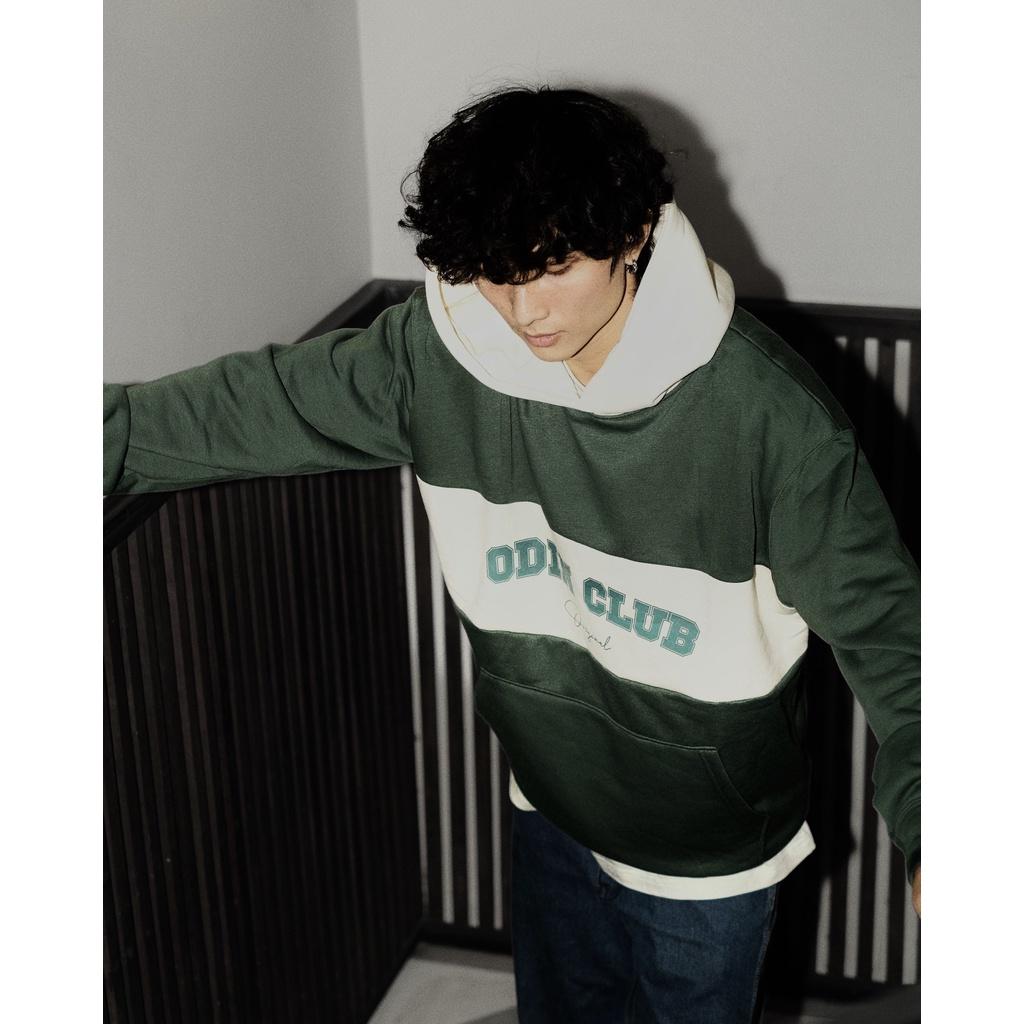 Áo Hoodie oversize ODIN CLUB Striped Original, Áo hoodie form rộng nam nữ ODIN, Local Brand ODIN CLUB