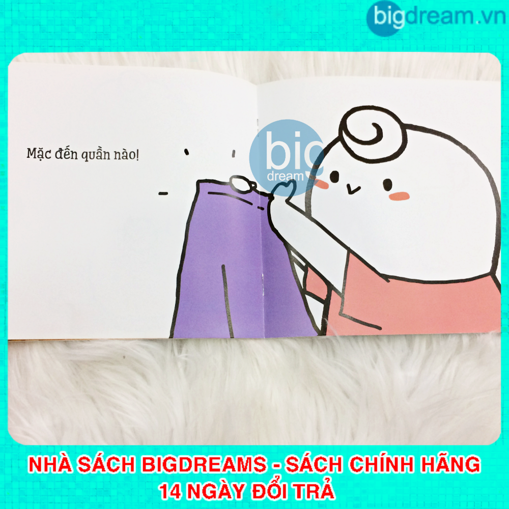 Miu Miu Tự Lập - Mặc Quần Áo Ehon Kĩ Năng Sống Cho Bé 1-6 Tuổi - Miu Bé Nhỏ Hiểu Chuyện