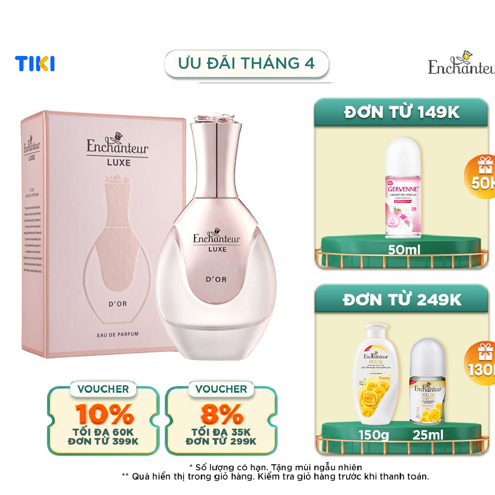 Nước hoa cao cấp Enchanteur LUXE D'OR 50ml