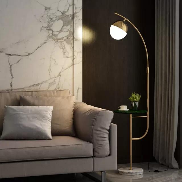 , Đèn cây đứng, đèn góc sofa, đèn decor phòng khách, đèn phòng ngủ DC04 - tặng bóng led, bảo hành 2 năm