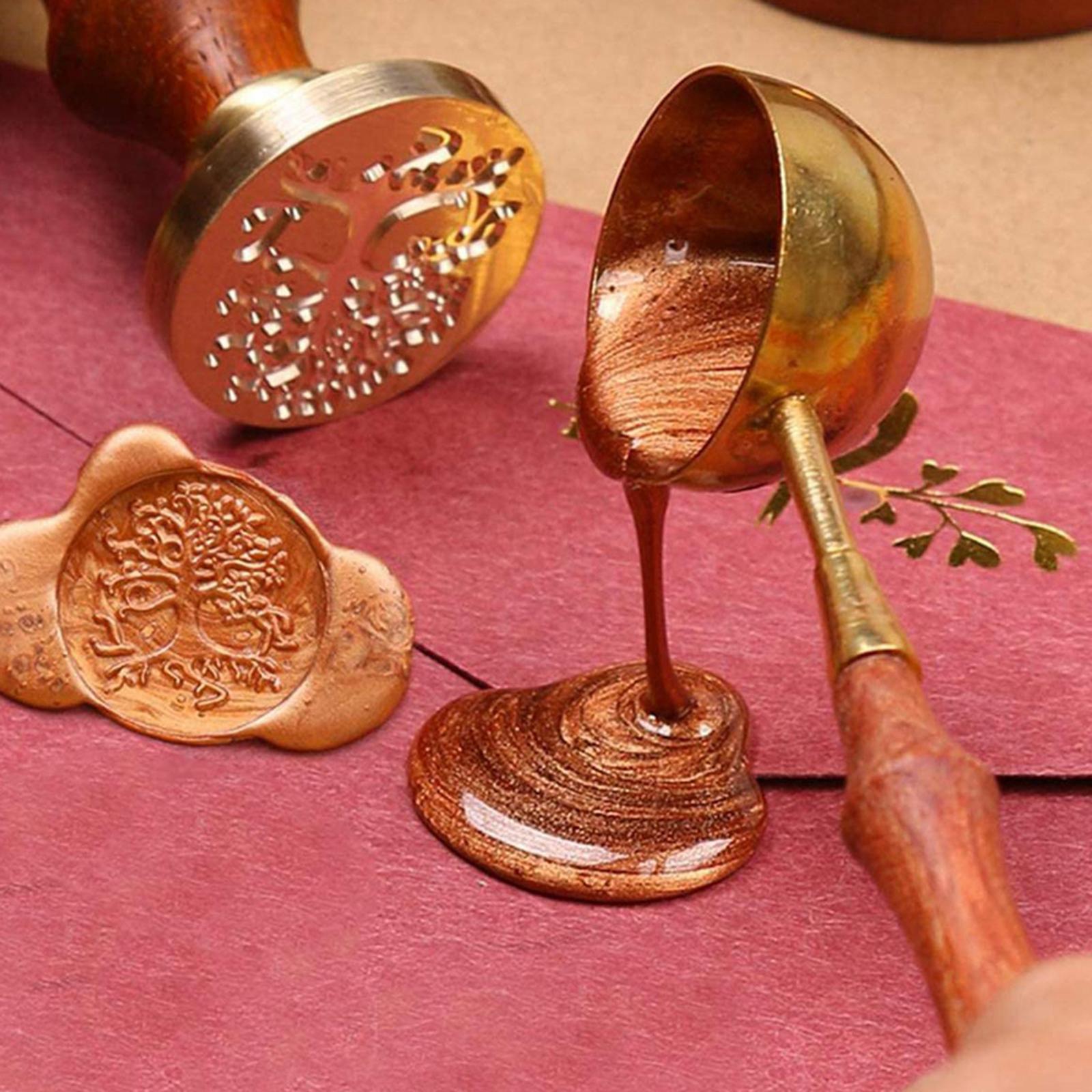 Retro Sealing Wax Stamp Kit for Sealing Letter Card Wedding Invitation
