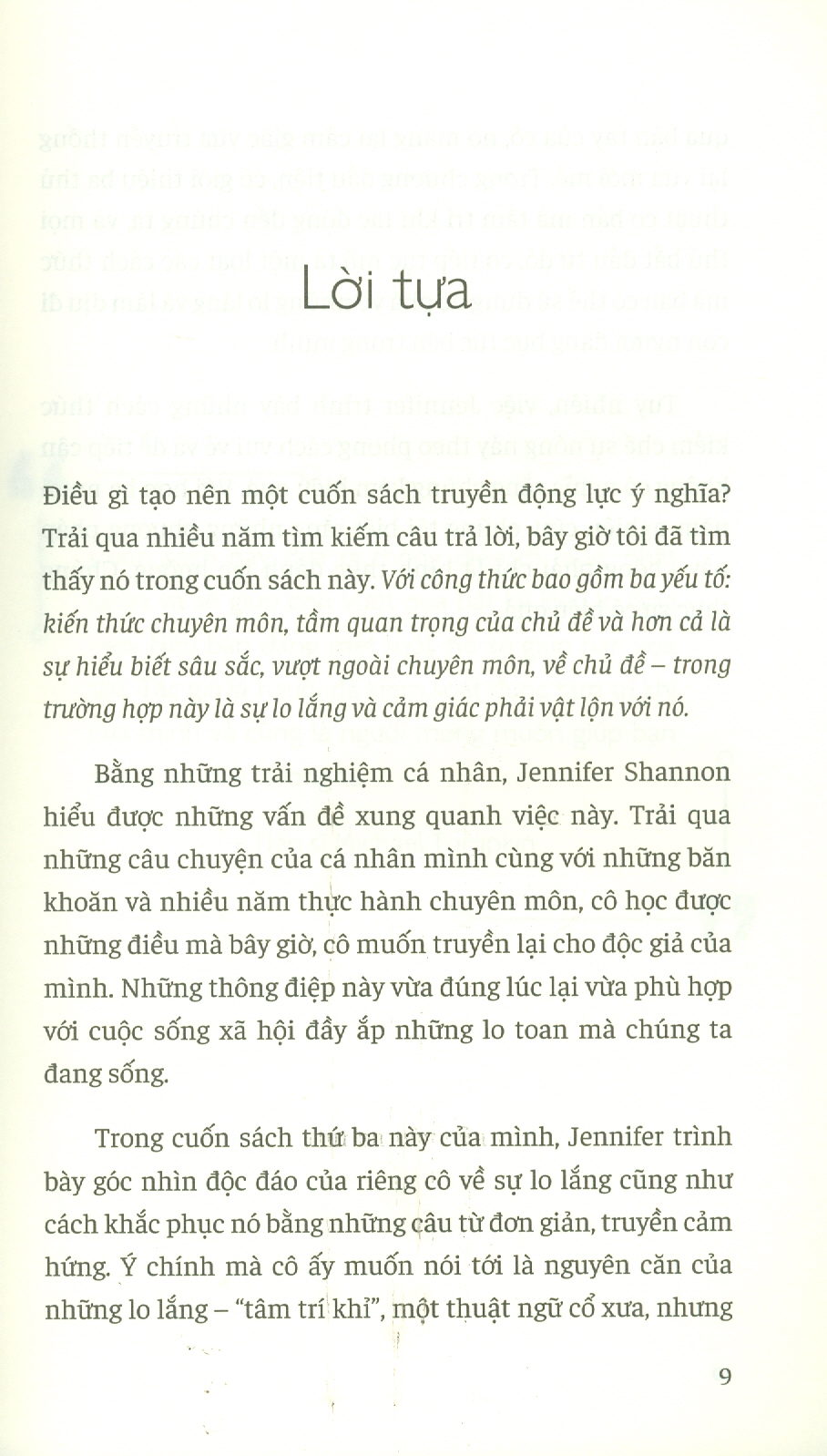 Chấm Dứt Vòng Lặp Sợ Hãi