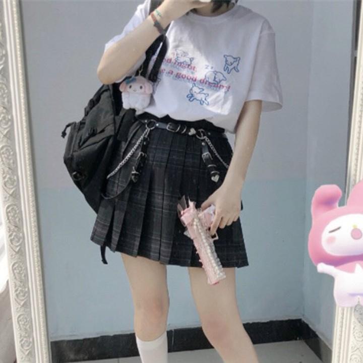Áo Thun Unisex Màu Trắng In 6 Con Cừu ATN6349