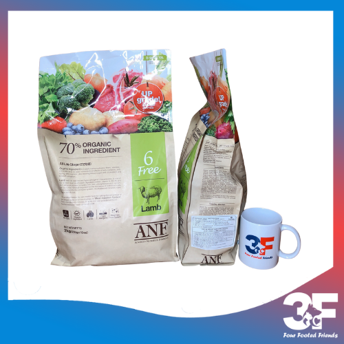 Thức ăn hạt hữu cơ ANF 6 FREE cho chó - Vị Cừu: BAO 2KG - Bao Bì Chính Hãng
