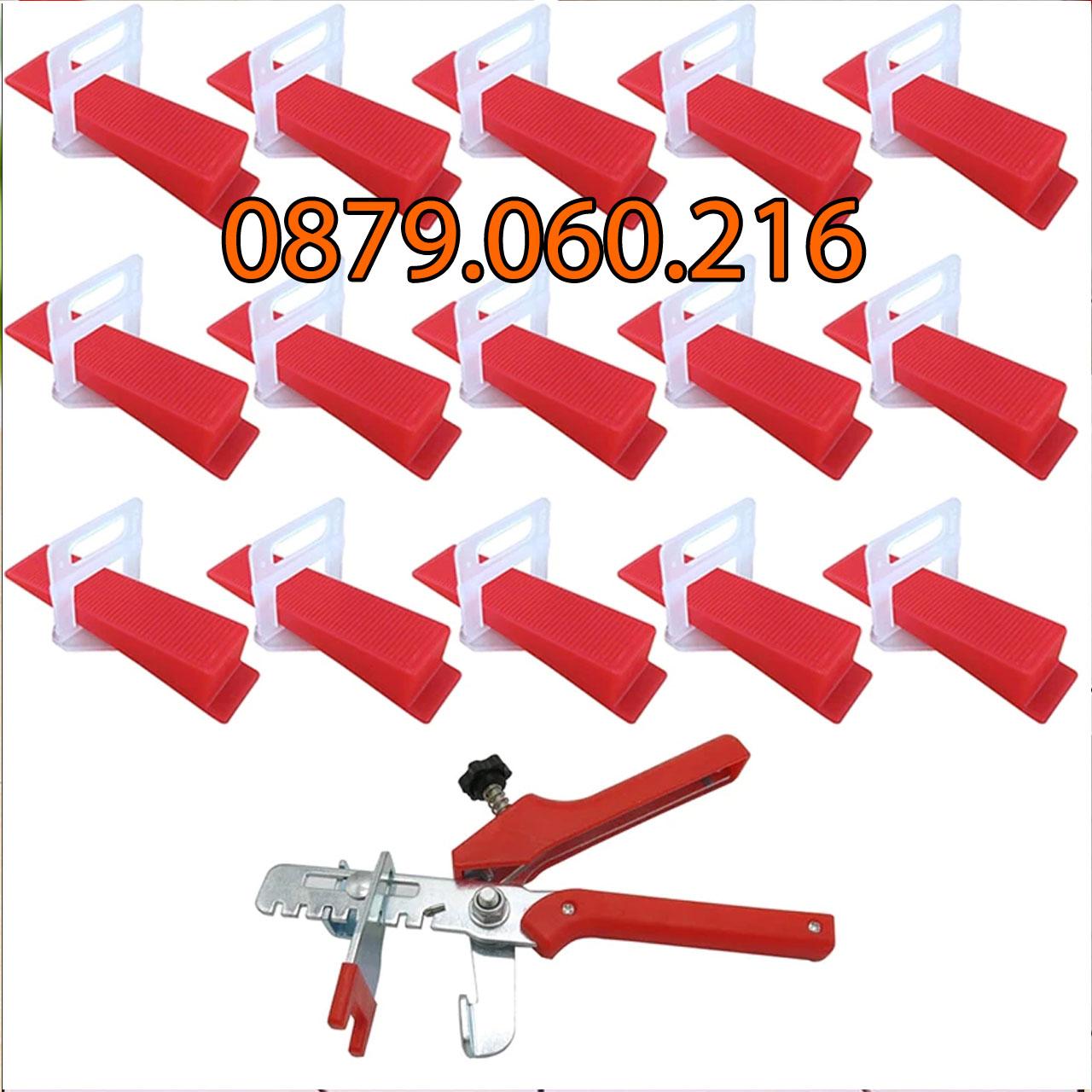 Combo 1 kìm +100 ke nêm+300 ke cân bằng ốp lát gạch hàng tốt