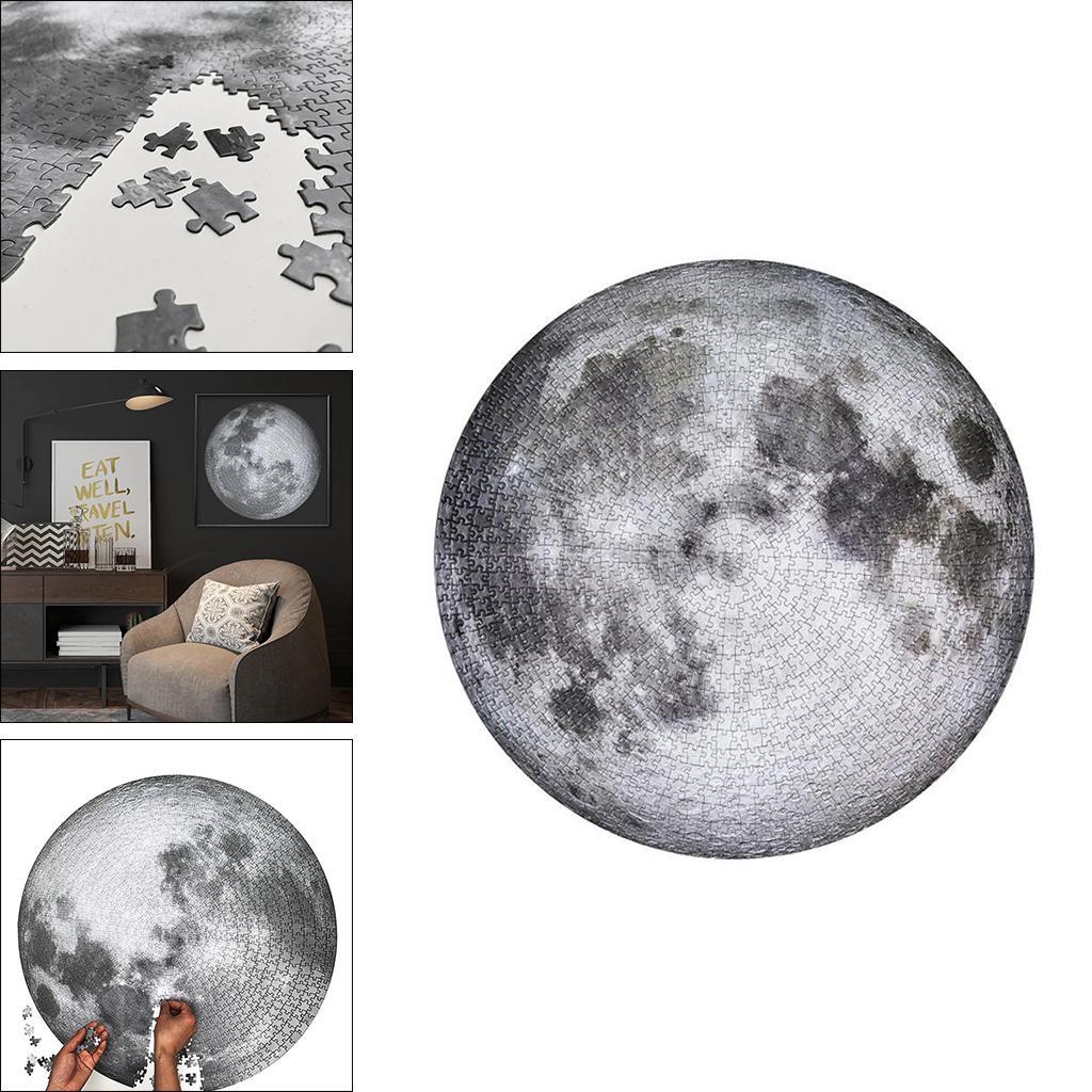 Round Jigsaw Puzzles 1000 Pieces Educational Toys Adult Kids Puzzle
