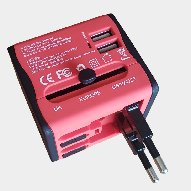 Ổ cắm du lịch Điện Quang ĐQ ESK TV06R 2U