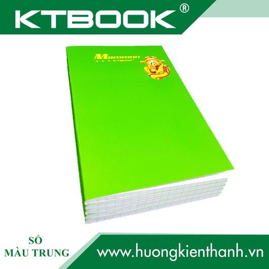 Combo 10 cuốn Sổ Bìa Màu Kim Tuyến Thần Tài Trung Mỏng 80 trang (10 cuốn/gói)