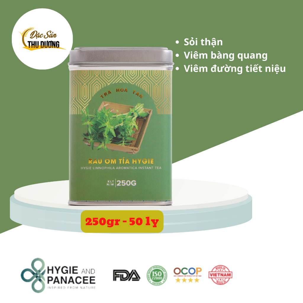 Trà Rau Om Tía Hygie 250g thanh nhiệt, giải độc, detox cơ thể