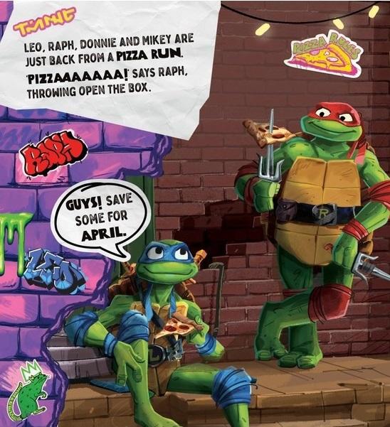 Sách ngoại văn: Teenage Mutant Ninja Turtles Pizza Power - Pop Up Book