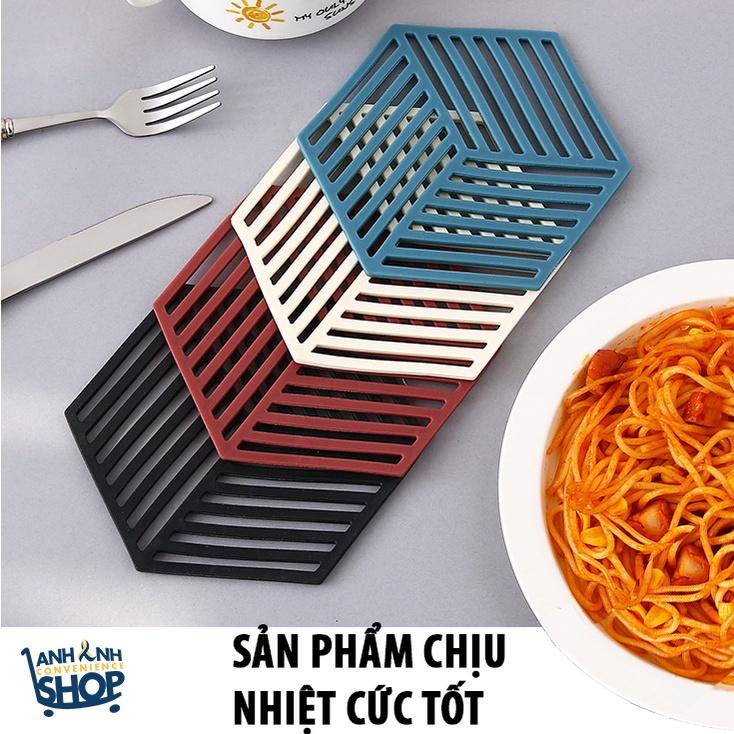 Lót Nồi Cách Nhiệt Chất Liệu TPE Hình Ngũ Giác