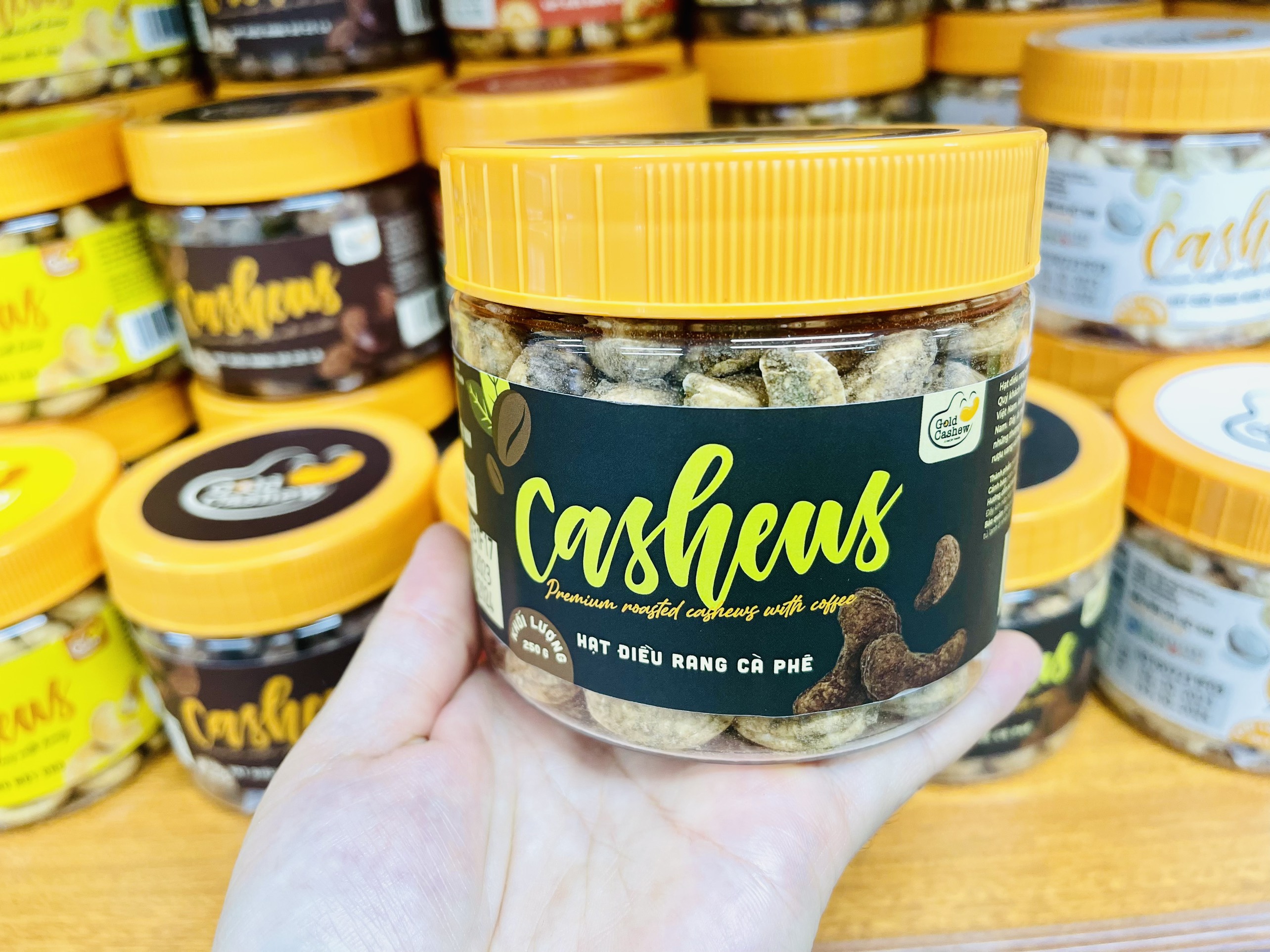 Hạt Điều rang Cà Phê 250gr