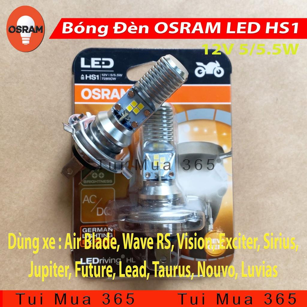 Bóng đèn LED HS1 tăng sáng trắng OSRAM Air Blade, Wave RS, Vision, Exciter, Sirius, Jupiter, Future