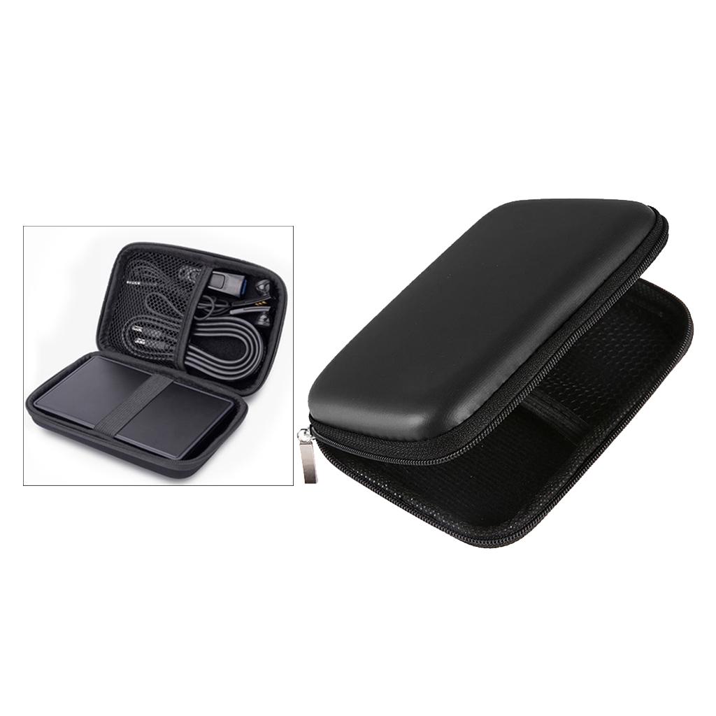 2x USB External HDD Hard Drive Disk Hard Case Bag Carry Pouch Case