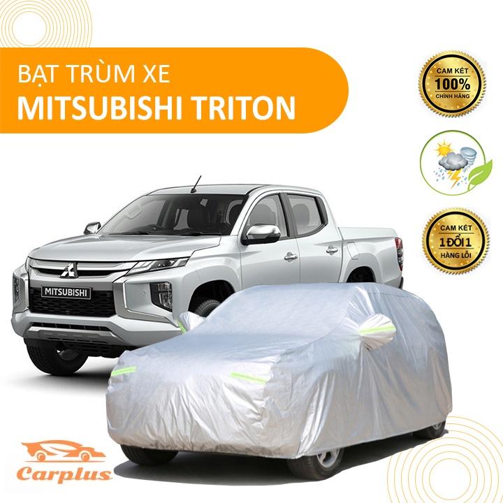 Bạt che phủ xe bán tải Mitsubishi Triton chống nắng mưa - bạt phủ ô tô 3 lớp chống nóng không thấm nước