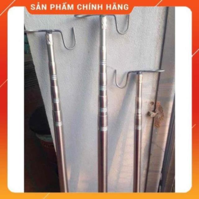 SALE GIẢM GIÁ Sào Bẫy Chim, Sào Rút Inox Đa Năng PHƠI QUẦN ÁO- TREO LỒNG CHIM Dài 1m5 3m 5m 6m 7m