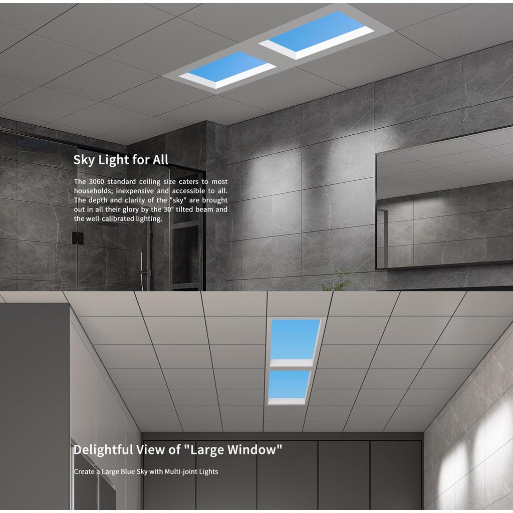 Giếng trời/ Cửa sổ nhân tạo - Đèn led âm trần Xiaomi Yeelight Rooflight S2101 (Xiaomi Youpin) - 85W - Màu 8000k