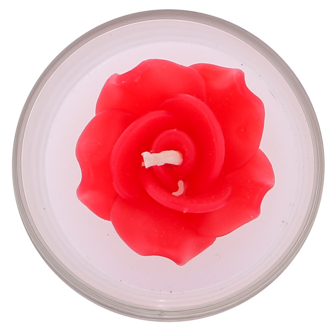 Ly nến hoa hồng nhỏ Quang Minh Candle FtraMart 5.5 x 5 cm (Lựa chọn 10 màu)