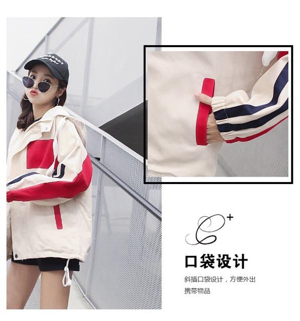 ÁO KHOÁC GIÓ NỮ FORM RỘNG CÁ TÍNH