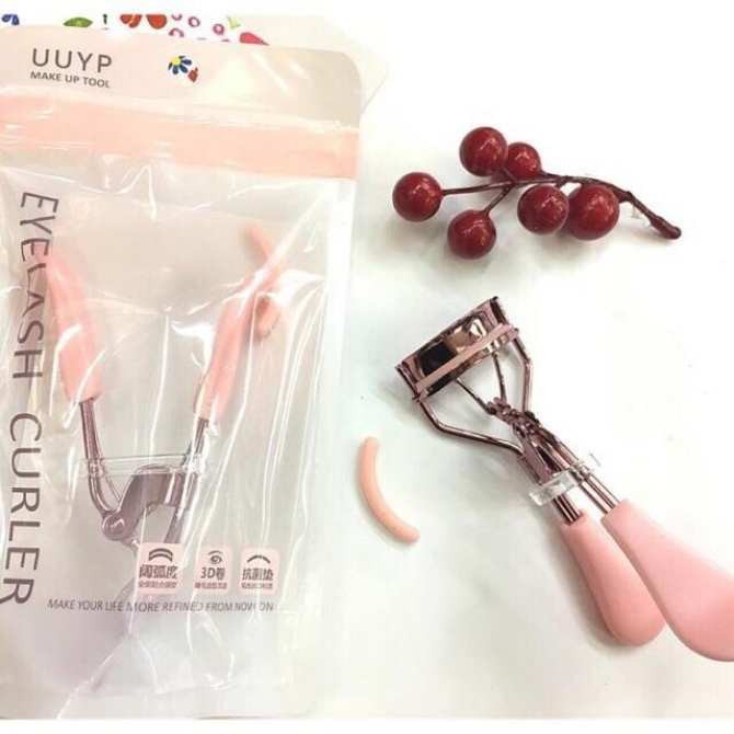 Kẹp bấm mi Eyelash Curler tiện lợi - bấm hồng