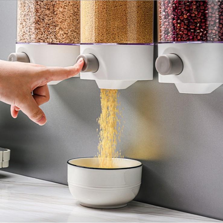 Hộp Đựng Hạt Ngũ Cốc Găn Tường 1,5L