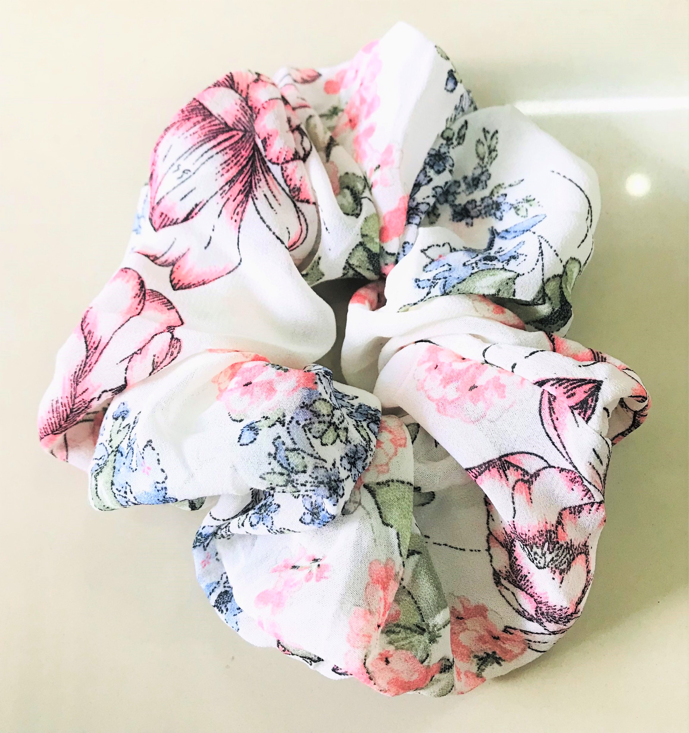 SCRUNCHIES - COMBO 1 - 3 - 5 DÂY CỘT TÓC SCRUNCHIES - NHIỀU MÀU - BẢN TO - DÂY BUỘC TÓC VẢI - CHO BẠN GÁI