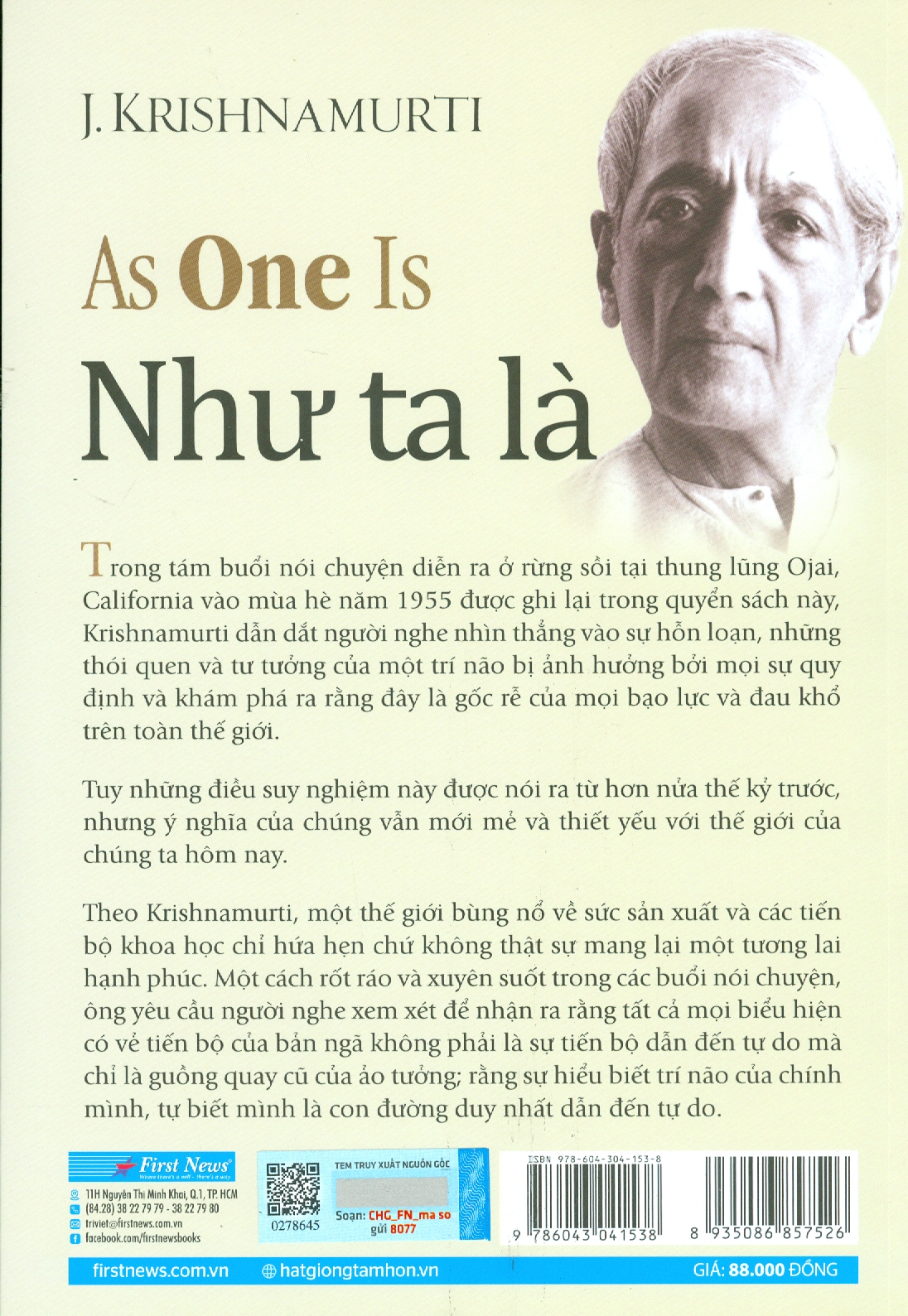 Như Ta Là - Giải Thoát Tâm Trí Khỏi Mọi Sự Quy Định