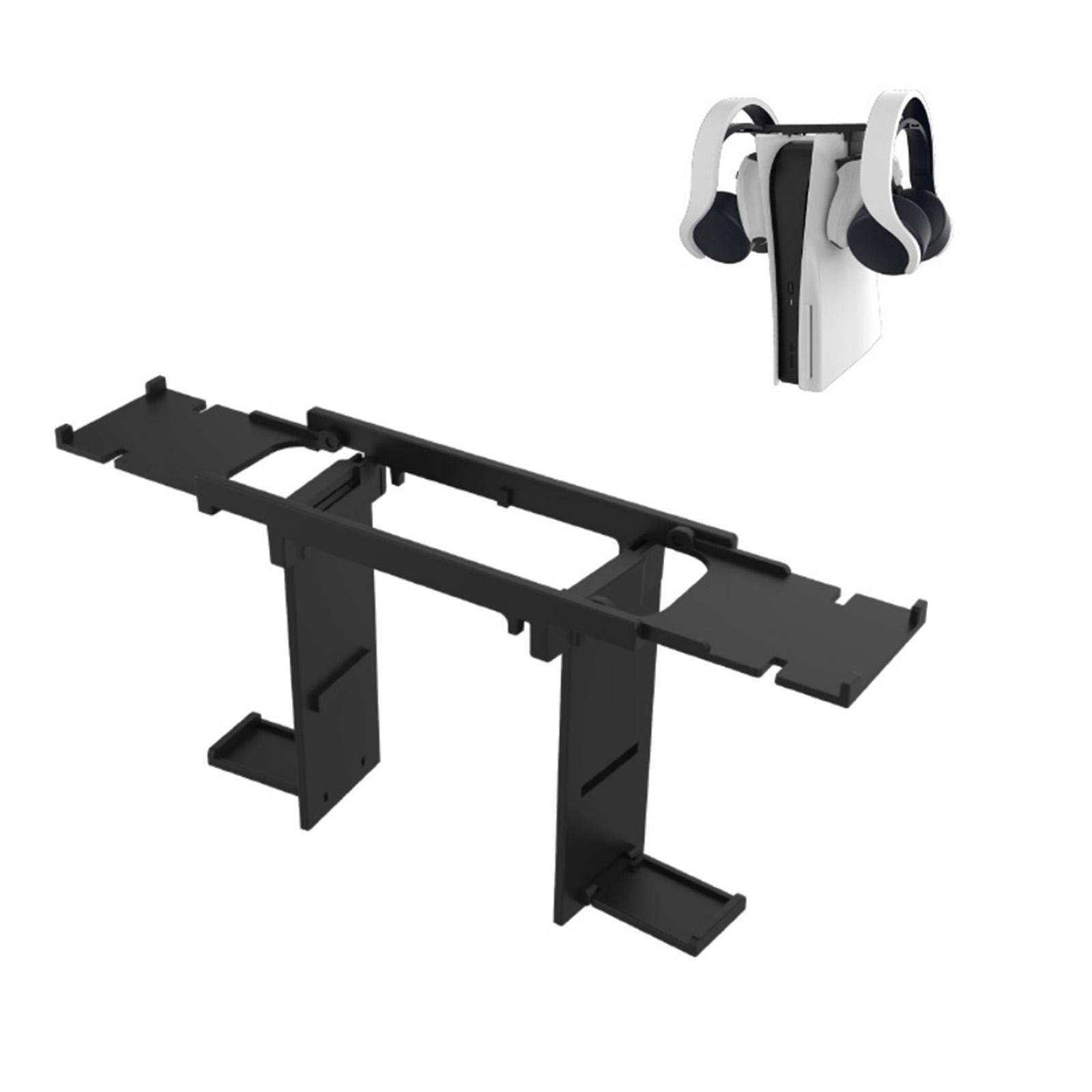 Universal Headphone Storage Bracket for Hanging Rods for PS5 Console And VR Processor