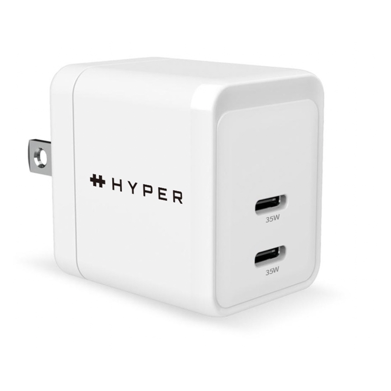  Sạc nhanh HYPER GAN II DUAL USB-C PPS 33W/PD 35W-HJG35NA - Hàng chính hãng