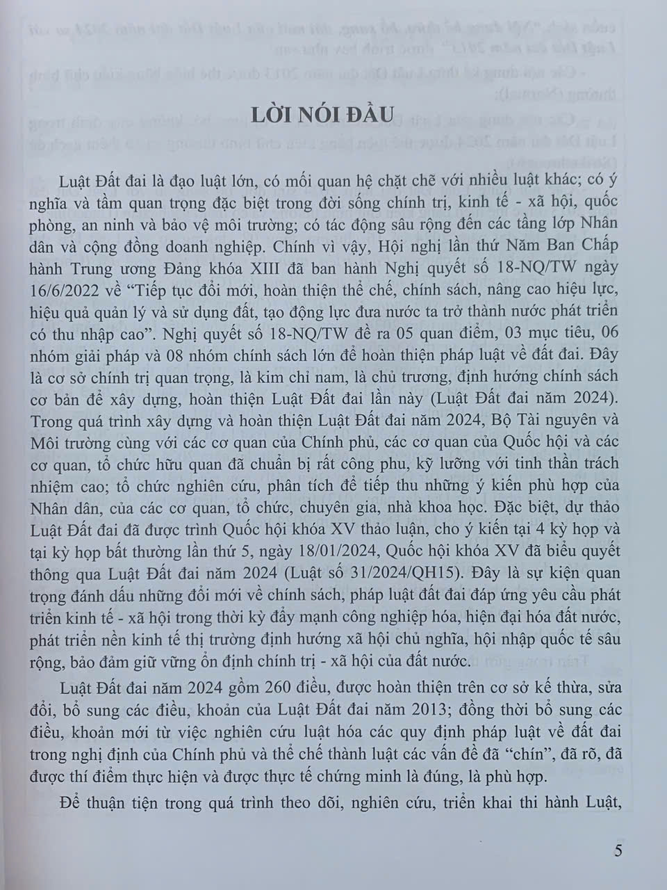 Nội dung kế thừa, bổ sung, đổi mới của Luật Đất đai năm 2024 so với Luật Đất đai năm 2013