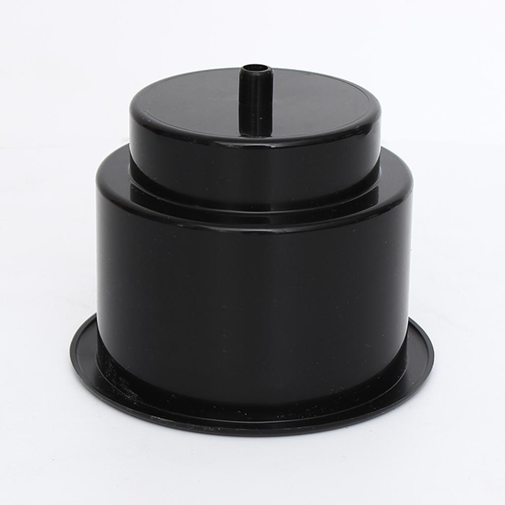 Black Center Hole Recessed Cup Drink Holder for Marine Boat Car RV