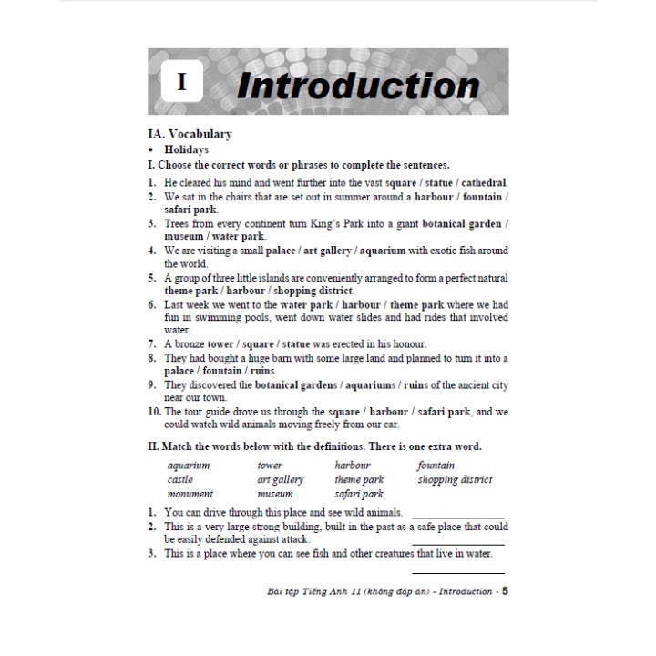 Bài Tập Tiếng Anh Lớp 11 ( Theo chương trình GDPT Mới - Chân Trời Sáng Tạo -Tặng File Đáp Án)