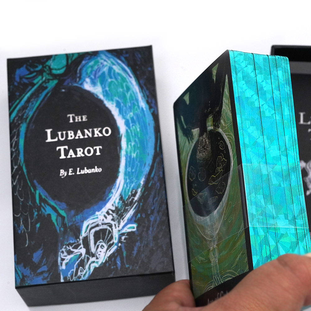 [Mạ Cạnh Size Gốc] Bộ Bài The Lubanko Tarot 78 Lá Bài 7x12 Cm Đá Thanh Tẩy