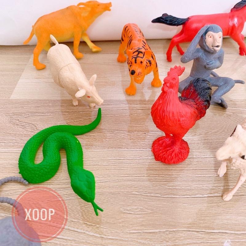 SALE !!! ĐỒ CHƠI ! SÉT 12 CON GIÁP CHO BÉ TRAI BÉ GÁI