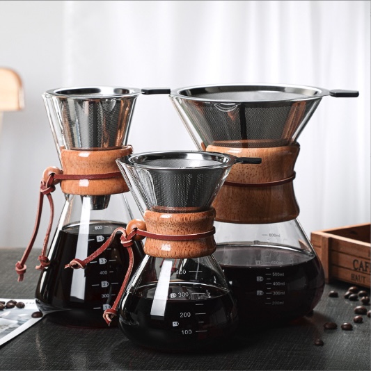 Bình Pha Cà Phê Mộc cao cấp Brewed Coffee Set 600ml