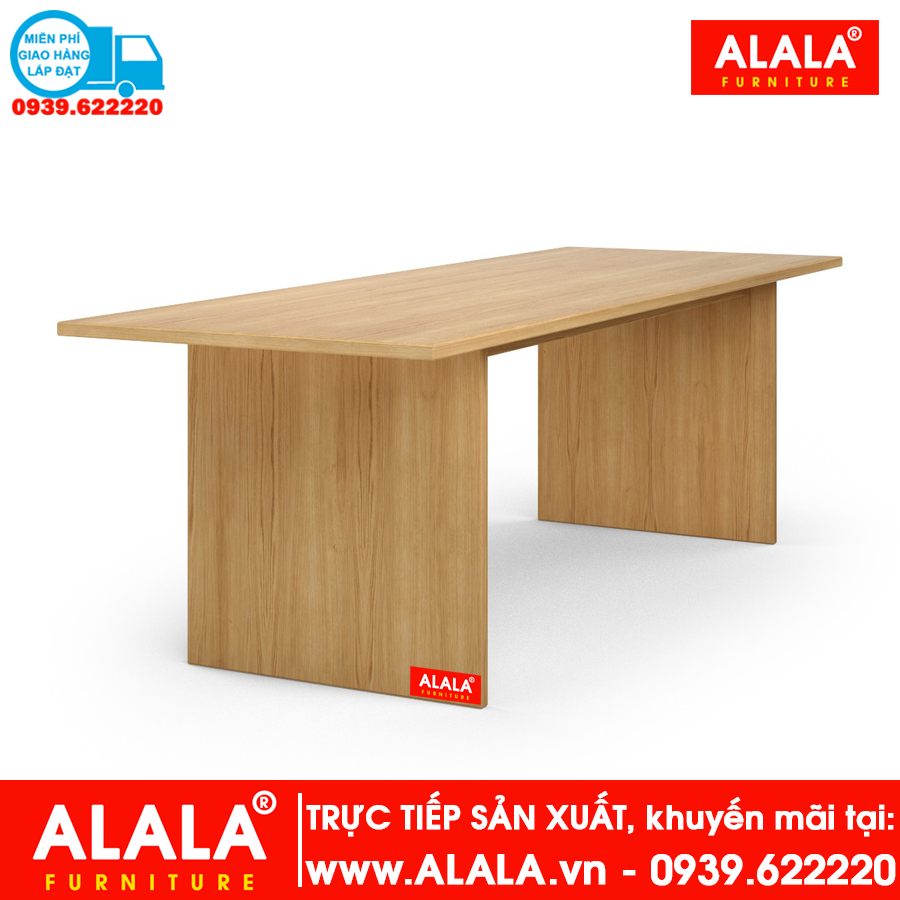 Bàn ăn ALALA918 gỗ HMR chống nước - www.ALALA.vn - 0939.622220