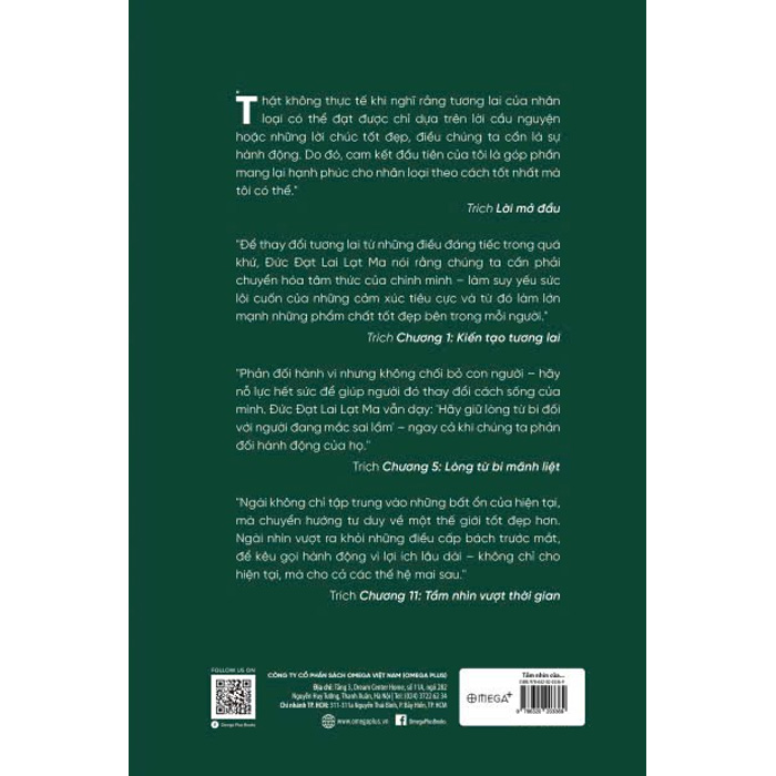 Tầm Nhìn Của Đức Đạt Lai Lạt Ma Về Thế Giới