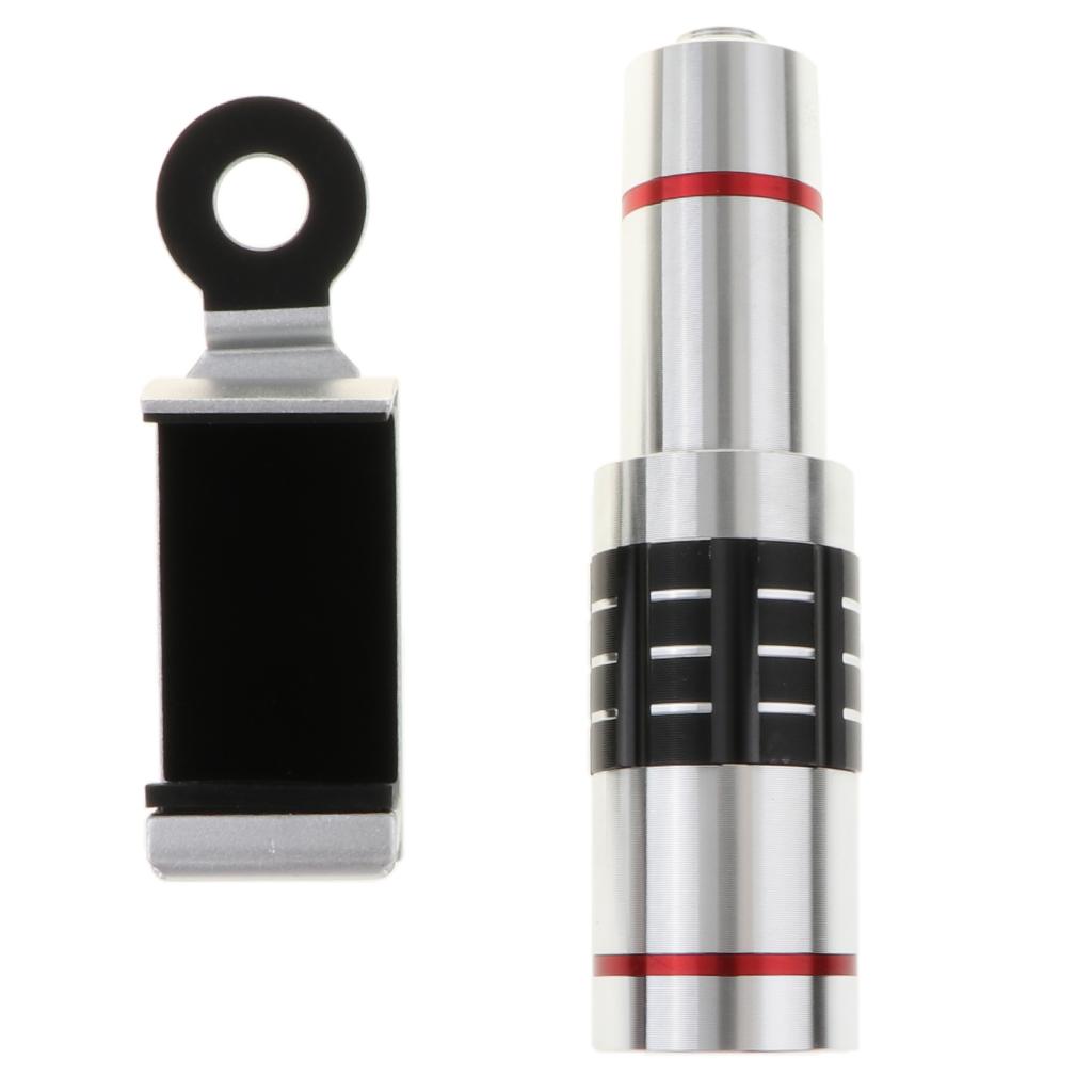 Phone Lens 18X Telephoto Lens with Tripod for Phones black