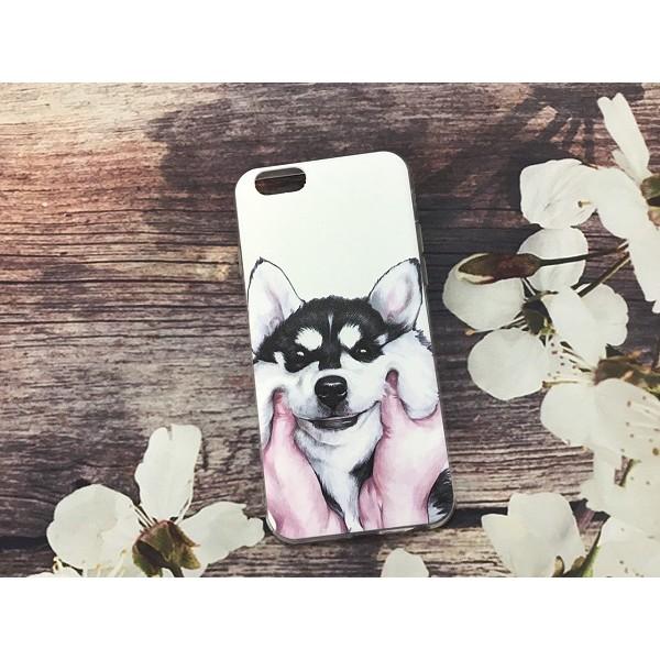 Ốp lưng chó Husky Alaska mặt ngáo dành cho Iphone 5-5s-5se-6-6s-6+-6s+-7-7+-8-8+-X-XS-XR-XS Max