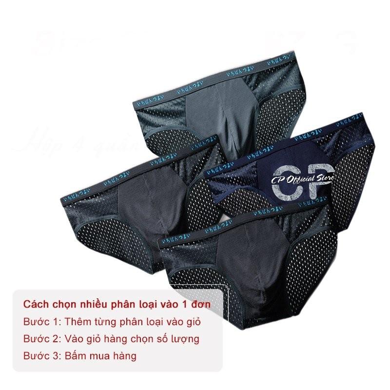 Quần lót nam ,sịp tam giác nhật, lưới, mềm, thông hơi, kháng khuẩn