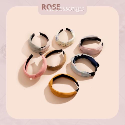 Băng đô nữ thời trang phong cách Ulzzang nhiều màu Rose.Accessories mã BĐ03