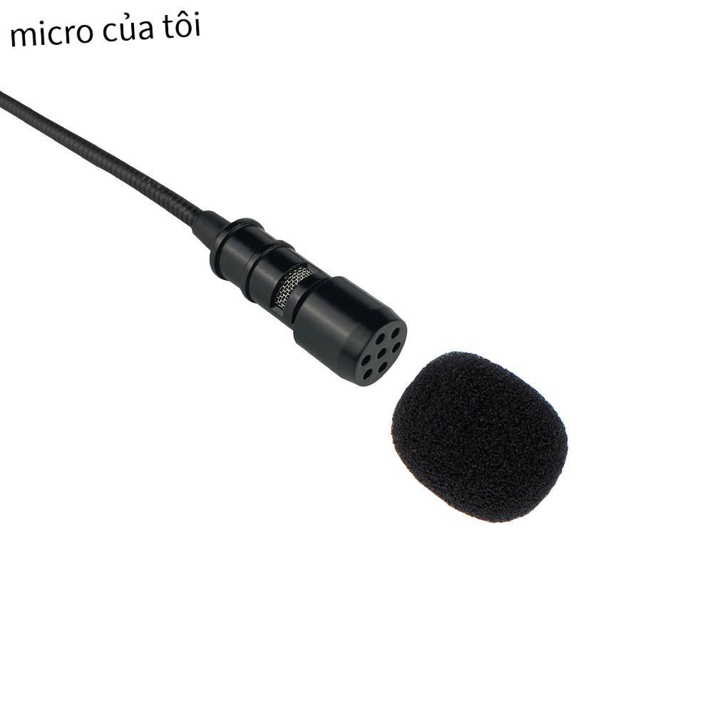 Phong cách mới nhất ba cực micro lavalier hội nghị truyền hình ghi âm cuộc gọi thoại tụ điện micro phỏng vấn máy tính micro chụp ảnh