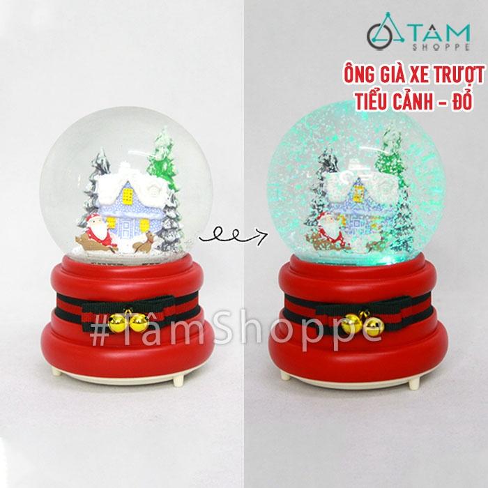 Quả cầu tuyết giáng sinh để bàn HNHAC-02