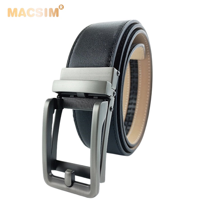Thắt lưng nam da thật cao cấp nhãn hiệu Macsim MS043