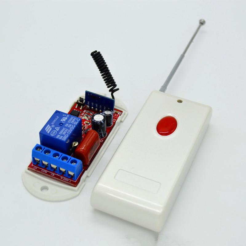 220V 1 Channel 433Mhz RF Wireless Remote Control Relay Receiver 500M