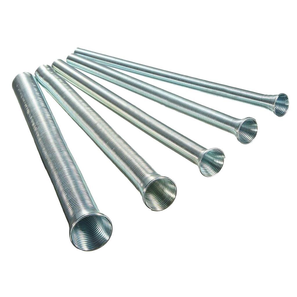 5pcs Stainless Steel Tube Bending Spring Set 1/4″,5/16″,3/8″,1/2″,5/8″