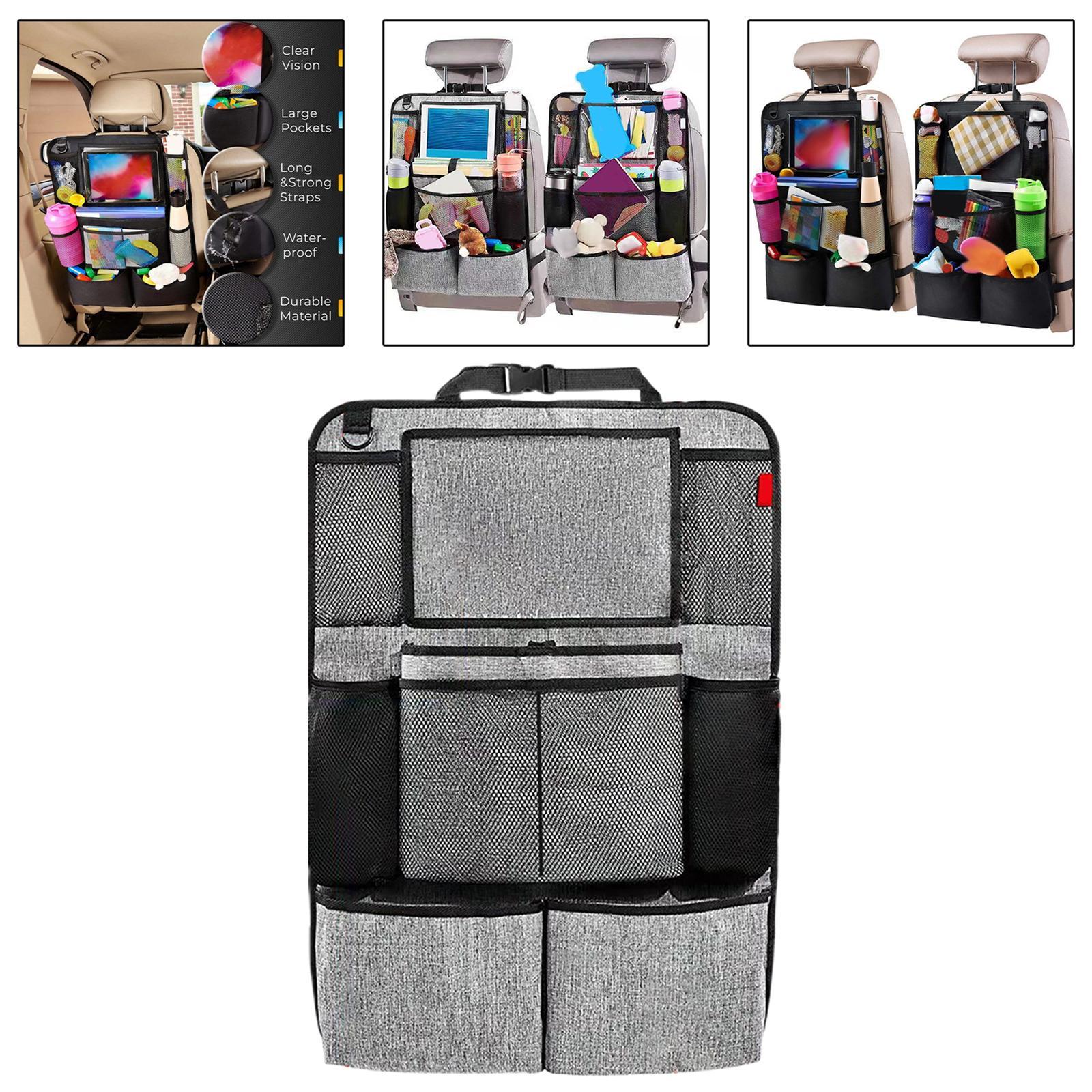 Car Backseat Organizer Bottle Back Seat Storage Bag for Snacks Books